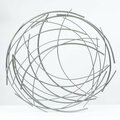 Facelift First LuxenHome Silver Metal Wire Abstract Round Wall Decor FA2684052